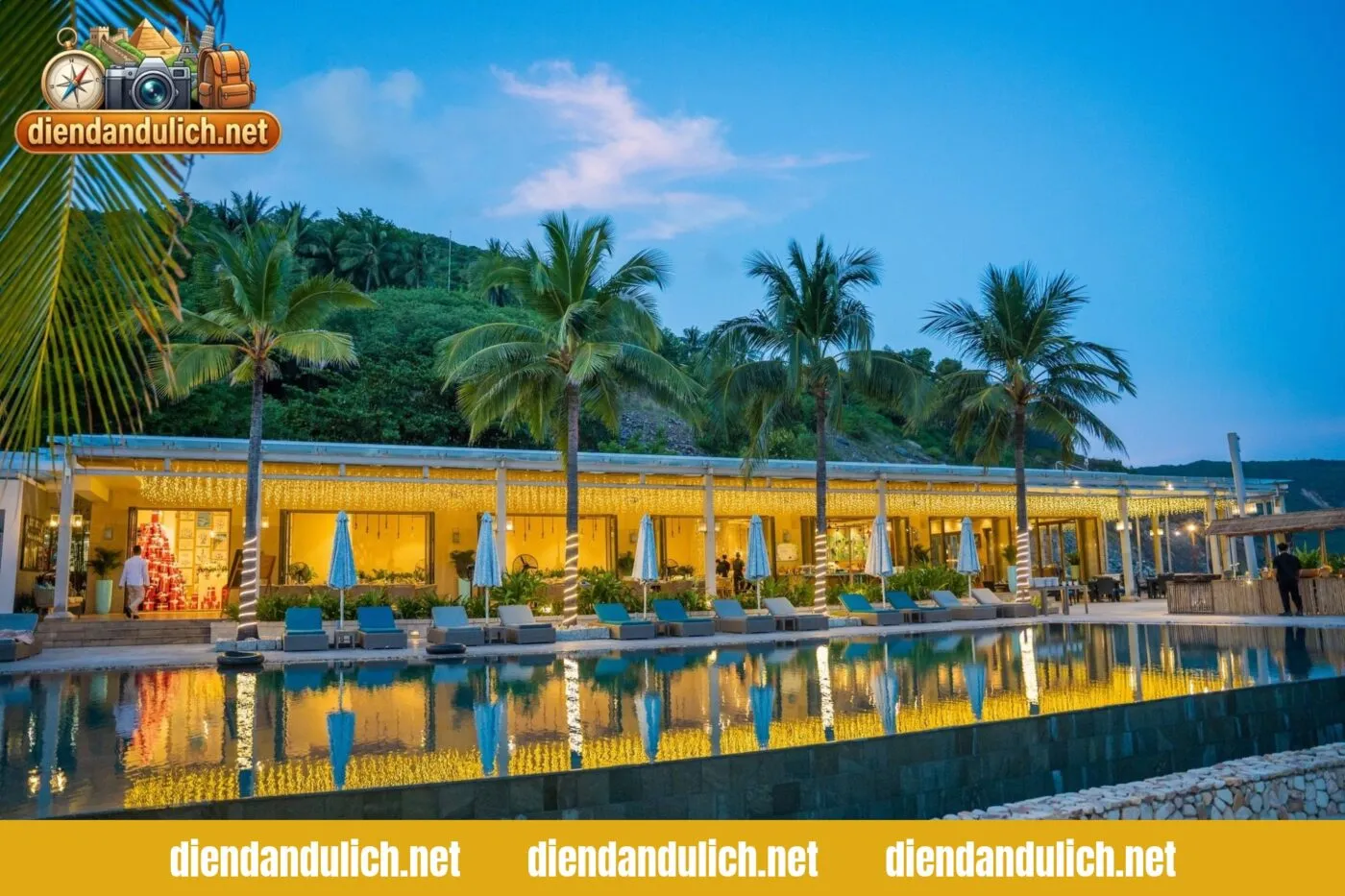 Kiến trúc độc đáo của Mia Resort Nha Trang với không gian xanh mát và tầm nhìn hướng biển, một trong những resort được yêu thích nhất