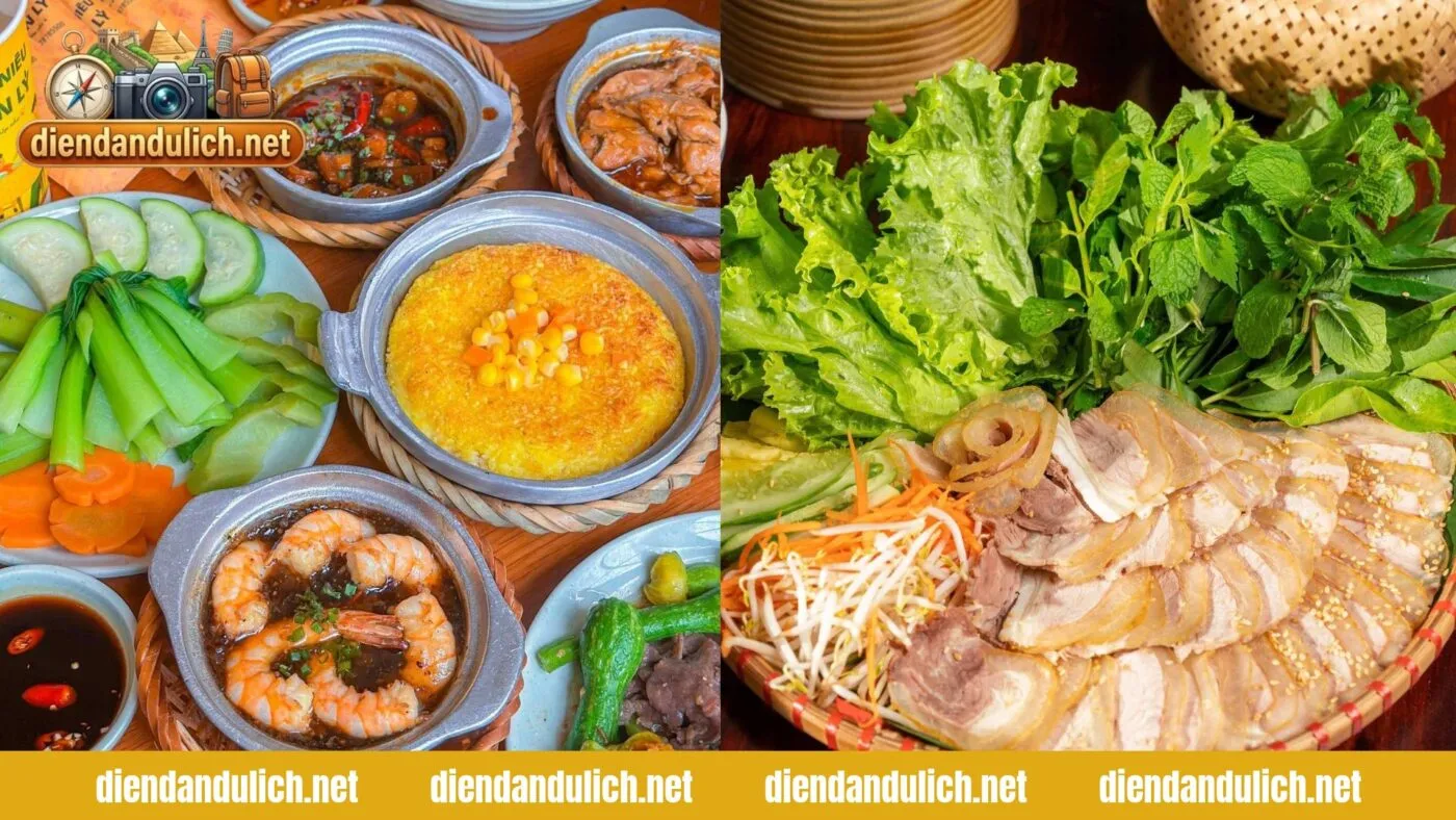 Không gian ẩm thực sầm uất và đa dạng tại Sài Gòn, minh họa cho sức hút khó cưỡng của các món ăn địa phương đối với thực khách