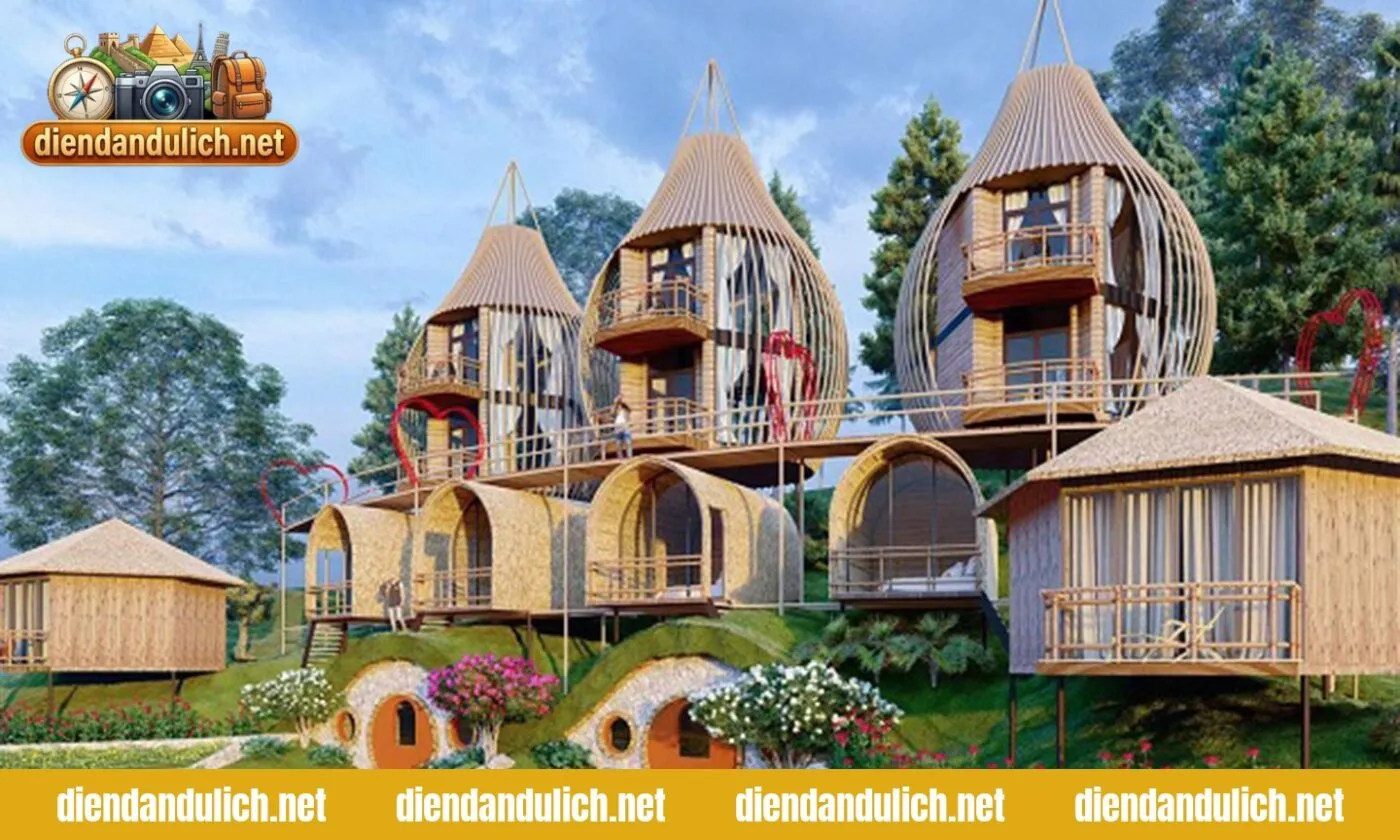 Không gian sinh hoạt chung và khu vực sân vườn ngoài trời giúp du khách có thêm kinh nghiệm lựa chọn homestay phù hợp cho nhóm bạn hoặc gia đình